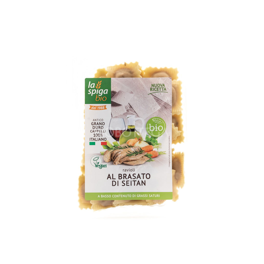 Ravioli al brasato di seitan 250g, La Spiga Bio