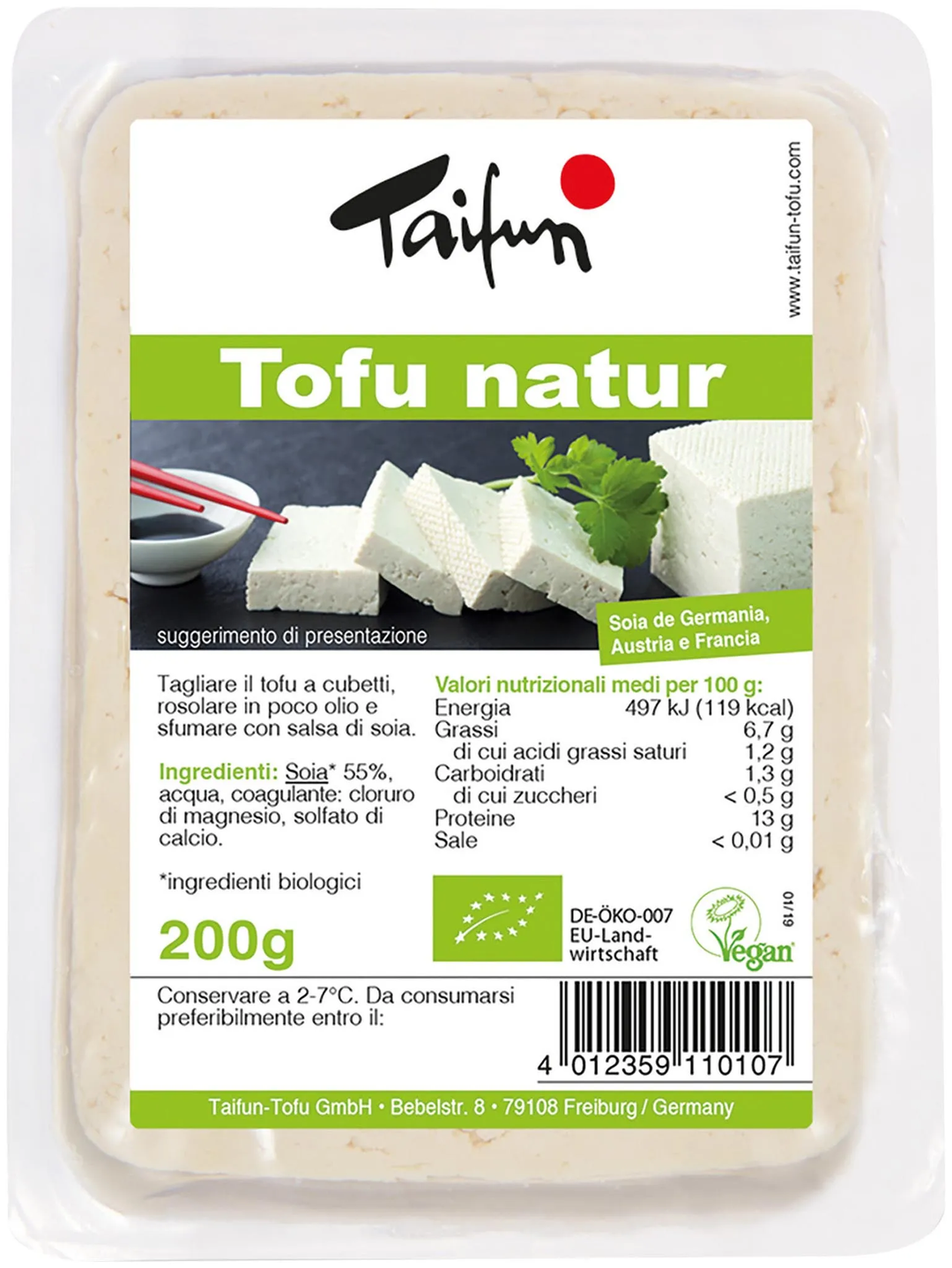 Tofu naturale 200 g, Taifun