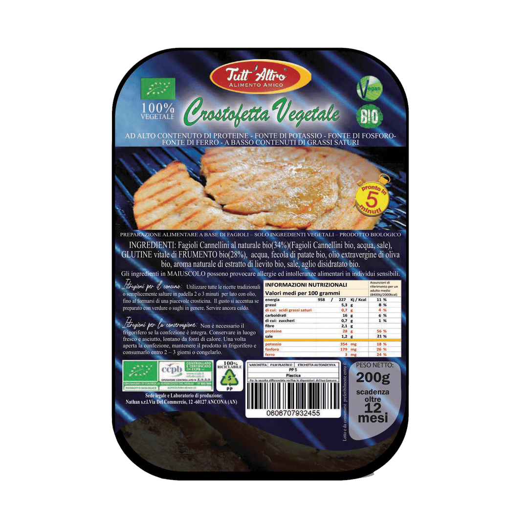 Crostofetta vegetale 200 g, Tutt’Altro