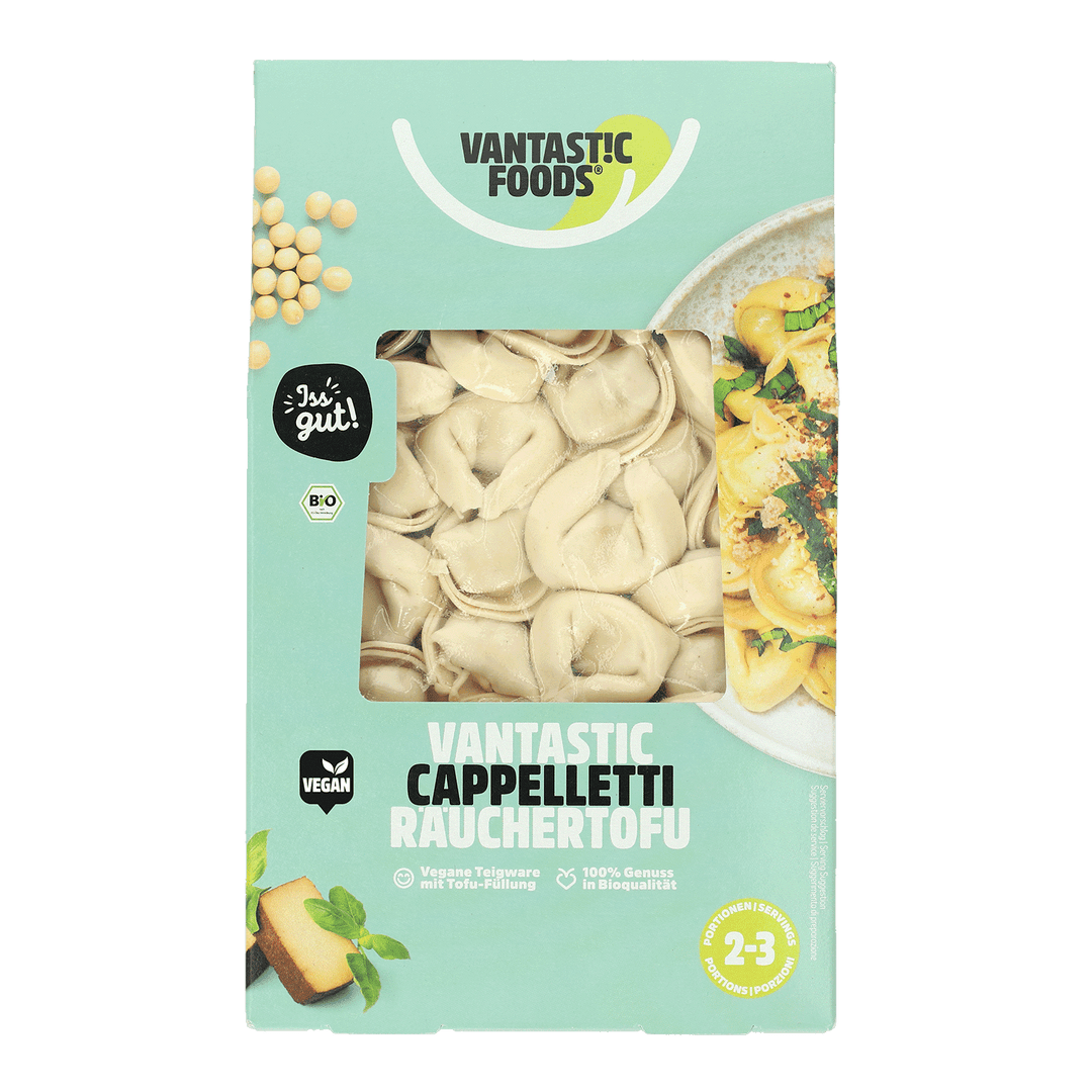 Cappelletti al tofu affumicato 250 g, Vantastic Food