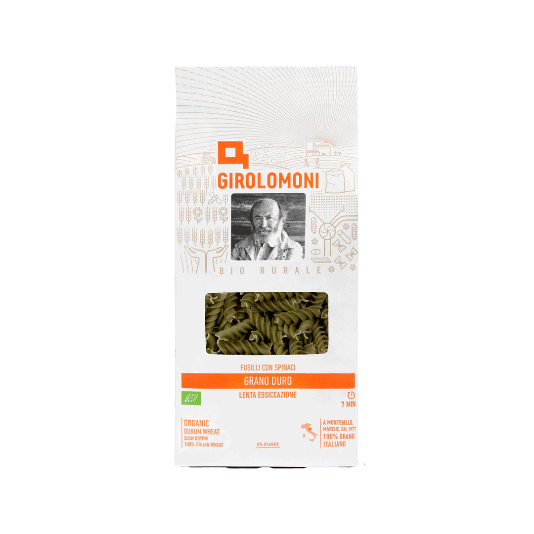 Fusilli con spinaci 500g, Girolomoni