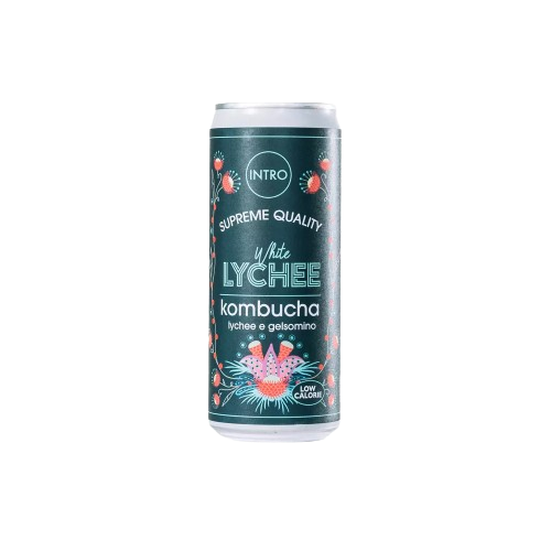 Kombucha lychee e gelsomino 330 ml, Intro