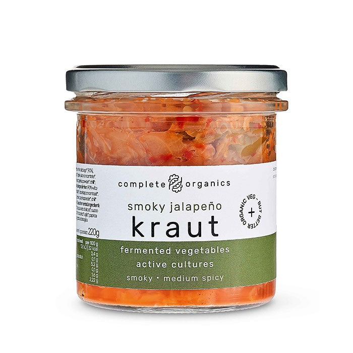 Crauti affumicati con jalapeño 240 g, Complete Organics