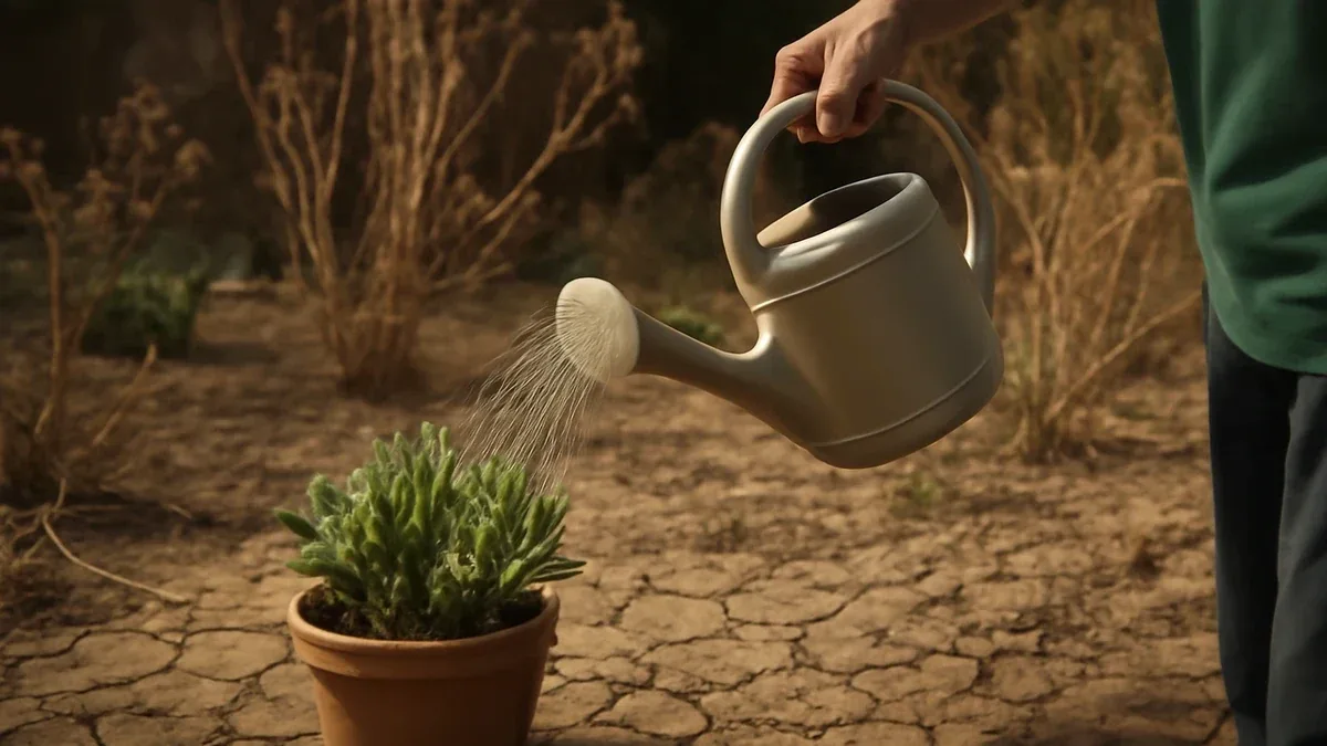 Annaffiare con acqua recuperata: quando è adatta alle piante ornamentali