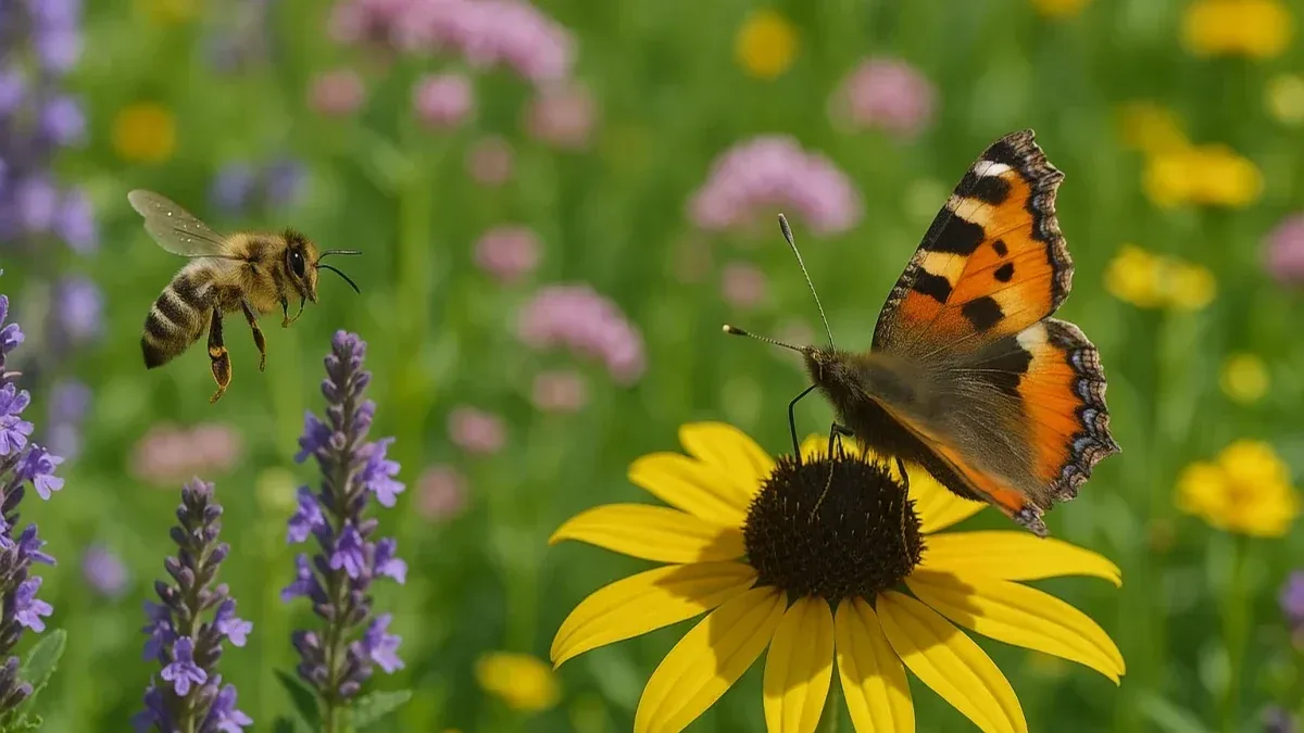 Insetti utili nell’orto: perché diversificare le piante fiorite