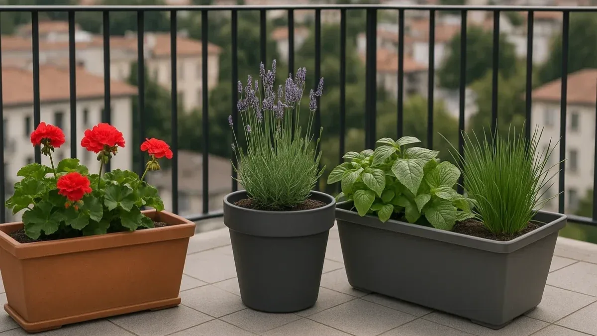 Come scegliere un vaso per una pianta aromatica da balcone