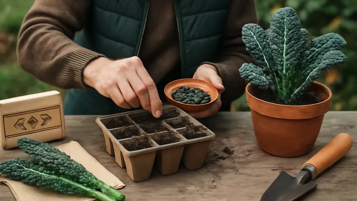 Cavolo nero: come raccogliere le foglie dal basso senza fermarne la crescita
