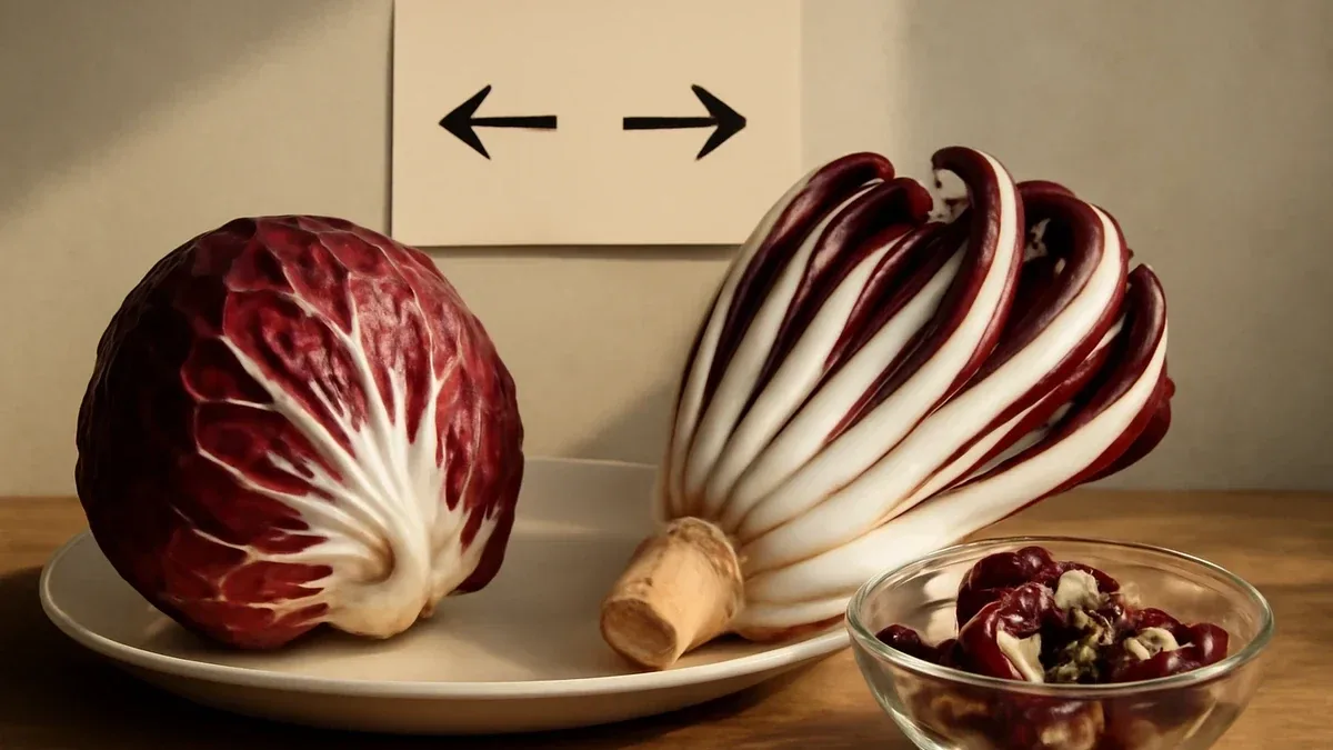 Radicchio tardivo: come capire quando raccogliere il cespo