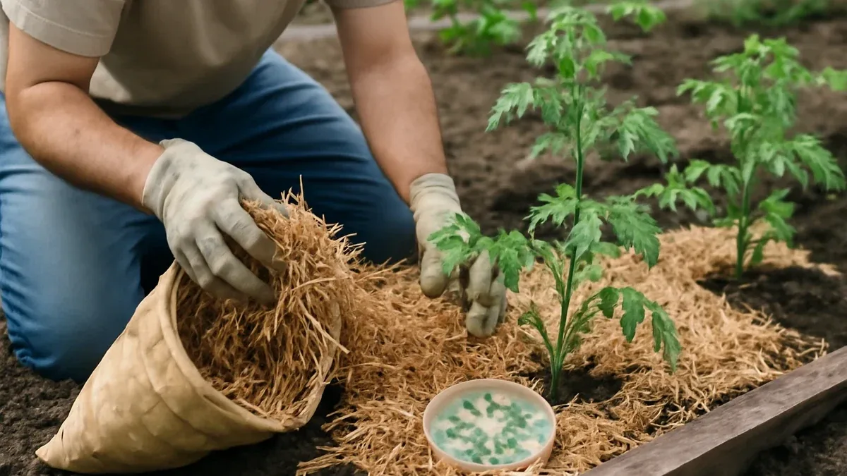 Come riutilizzare la paglia nell’orto come pacciamatura naturale